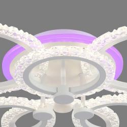 Люстра ЛАЙТ СФЕРА A3009/3+3 WT+RGB Белый