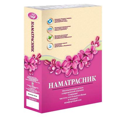 Наматрасник ЭЛЬФ глосс-сатин бежевый 200*140 см