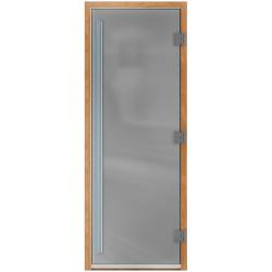 Дверь для бани DOORWOOD Престиж Сатин правое 2100*800 мм