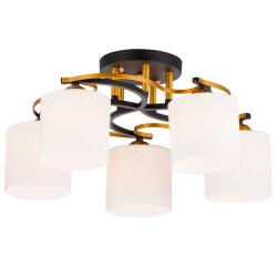 Люстра ЛАЙТ СФЕРА 06330/5 Black+gold Черный, золото