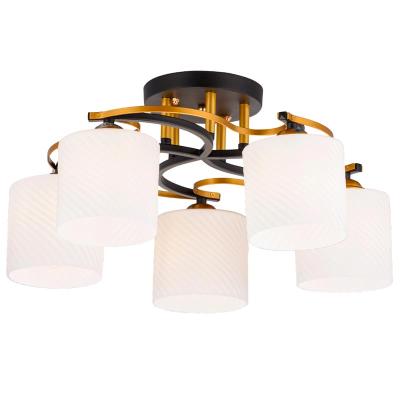 Люстра ЛАЙТ СФЕРА 06330/5 Black+gold Черный, золото