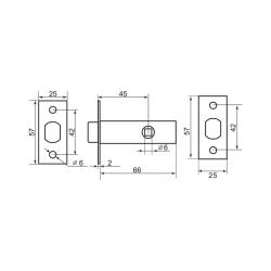 Задвижка PALLADIUM 101 CP Хром