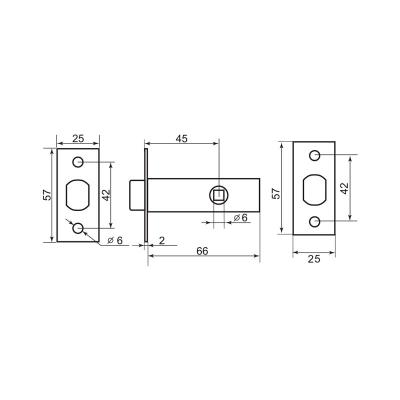 Задвижка PALLADIUM 101 CP Хром