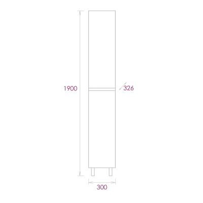 Пенал ONIKA Милтон 30*190 см