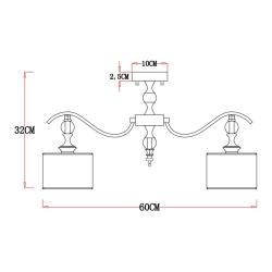 Люстра ARTE LAMP Ibiza A4038PL-5CC Хром