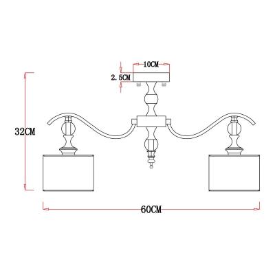 Люстра ARTE LAMP Ibiza A4038PL-5CC Хром