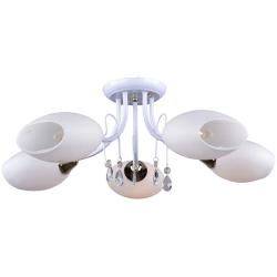 Люстра ЛИГА СВЕТА PC20507 WT+FG/5C Белый, золото