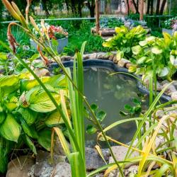 Пруд декоративный БАЙКАЛ Черный 231*141*50 cм