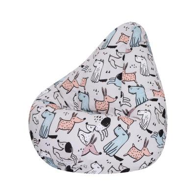 Кресло-мешок DREAMBAG Dogs Серый 95*135 см
