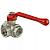 Кран шаровой VALTEC трехходовой тип T 1/2" ВР VT.361.N.04