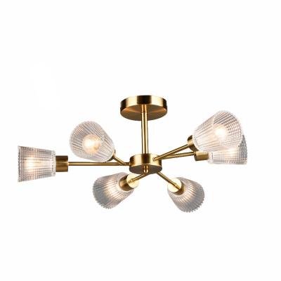 Люстра ЛАЙТ СФЕРА 6781/6 COP Латунь