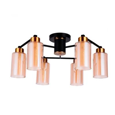 Люстра ARTE LAMP Leo A7027PL-6BK Черный, бронза