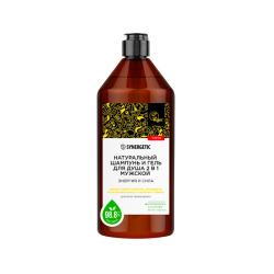 Шампунь и гель для душа SYNERGETIC 2 в 1 Энергия и сила 400 мл