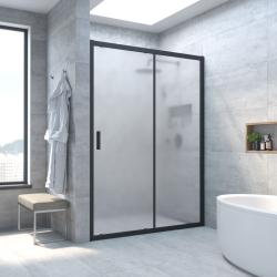 Душевая дверь VEGAS GLASS ZP Protec h2000 175 02М 10 /профиль цв. черный матовый, стекло сатин 6 мм/