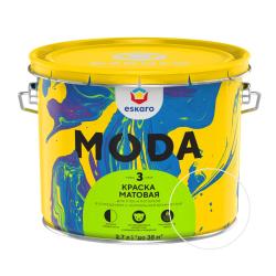 Краска AURA Eskaro Moda 3 для стен и потолков Бесцветный 2,7 л