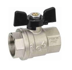 Кран шаровой BUGATTI ручка бабочка 3/4" ВР