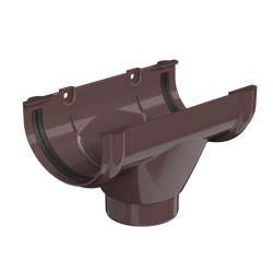 Воронка желоба ТЕХНОНИКОЛЬ Оптима Темно-коричневый 120/80 мм