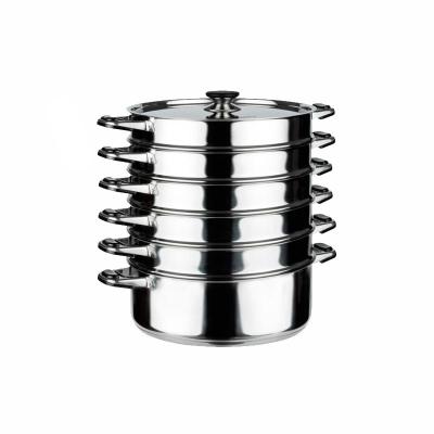 Мантоварка 30см (6 секции) нерж.сталь /Катунь/