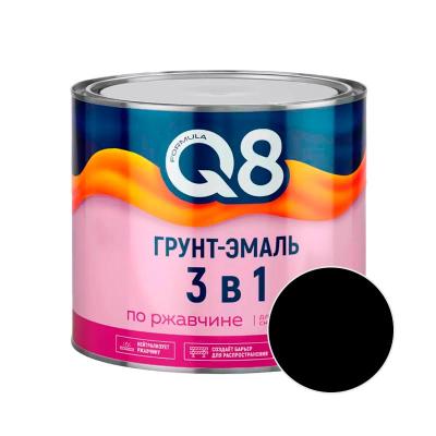 Грунт-эмаль FORMULA Q8 Черный 1,8 кг