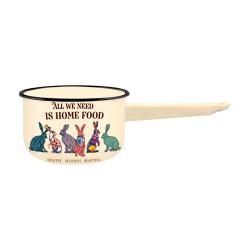 Ковш 1,5л б/кр Зайцы эмаль/Appetite/