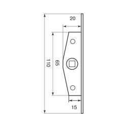 Механизм оконный PALLADIUM СP