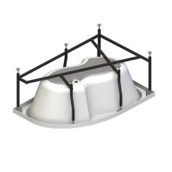 Ванна акриловая RADOMIR Ирма R Стандарт-Chrome полотенцедержатель 169*110 см