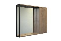 Зеркальный шкаф COMFORTY Лиссабон 90*70 см