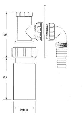 Адаптер MCALPINE для бытовой техники HC14WM50