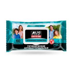 Салфетки влажные AVS антибактериальные AVK-213