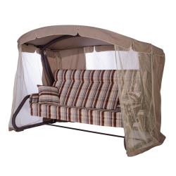 Качели садовые УДАЧНАЯ МЕБЕЛЬ Империя Шоколад 261*143*189 см