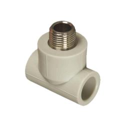 Тройник ПП FV PLAST полипропилен комбинированный 25 мм 3/4" НР