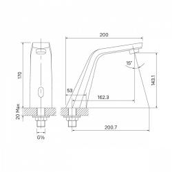 Смеситель для умывальника IDDIS 020SBSNi86 