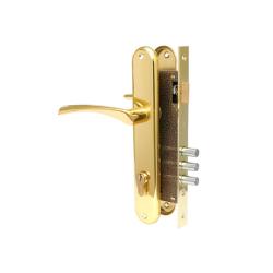 Замок врезной АЛЛЮР 0203 GP Латунь