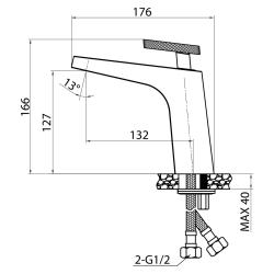 Смеситель для умывальника ELGHANSA 1609922