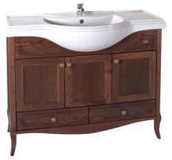 Тумба с раковиной ASB WOOD LINE Салерно 105 орех антикварный