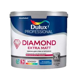 Краска DULUX Diamond Extra Matt для стен и потолков Белый 2,5 л