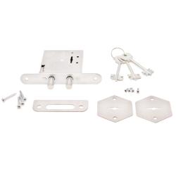 Замок врезной ПРОСАМ Мини 8 Хром