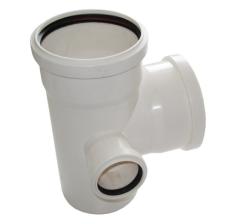 Крестовина канализационная SINIKON Comfort двухплоскостная левая 110*110*50 мм 87°