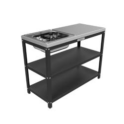 Стол разделочный GRILLVER Стандарт с мойкой 1120*850 мм