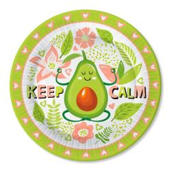 Набор тарелок ND PLAY Авокадо 6 шт 230 мм