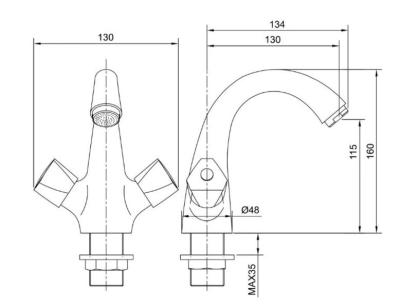 Смеситель для кухни ELEANTI Coral 0402.888