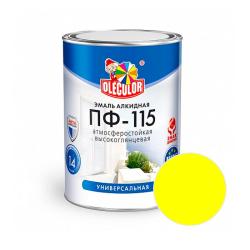 Эмаль OLECOLOR ПФ-115 Желтый 20 кг
