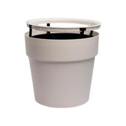 Горшок пластиковый ЛИВИНГРИН Протея Белый 16,6 л