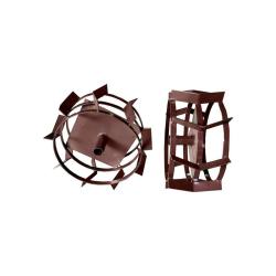 Грунтозацепы МУЛЬТИАГРО для мотоблока HUTER, PATRIOT, HUSQVARNA пара 340*90 мм