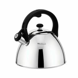 Чайник мет. 3,0л со свистком бронз. /KL-4358/Kelli/