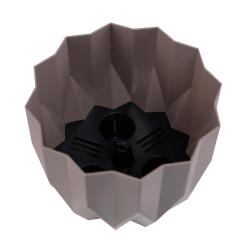 Горшок пластиковый BMC Геометрия Мокачино 5,8 л