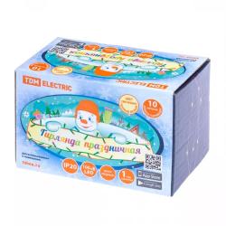 Гирлянда Нить TDM 1 режим белый теплый 10 м