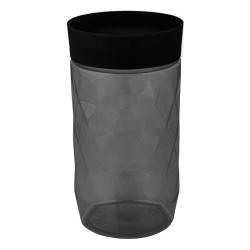 Банка д/сыпучих BLACK 1 л круглая/PLASTIC REPUBLIC/