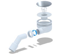 Сифон для поддона АНИ ПЛАСТ Е351С