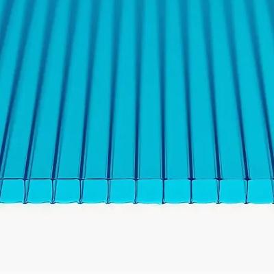 Поликарбонат сотовый Бирюзовый 10 мм